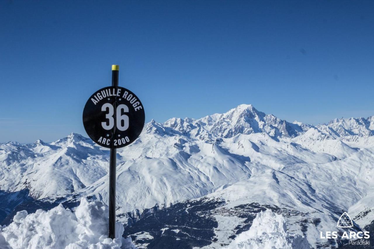 Alps Les Arcs 1950 Prince Des Cimes, Ski-In Out,Swimming Pool, Sauna, Shoes Dryer Bourg-Saint-Maurice Buitenkant foto